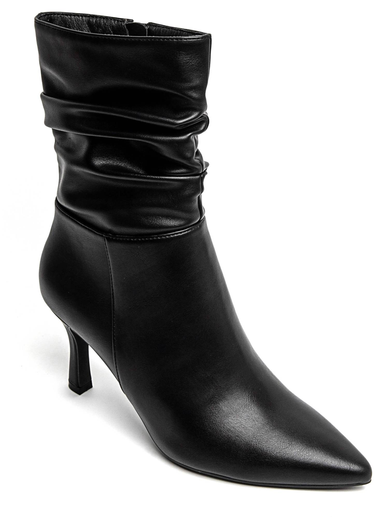Heeled Ankle Boots - Black
