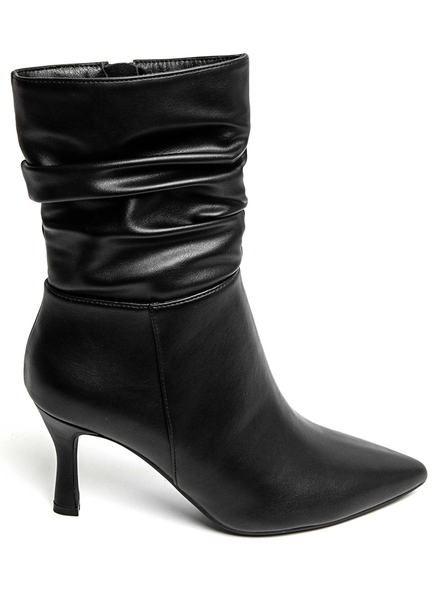 Heeled Ankle Boots - Black