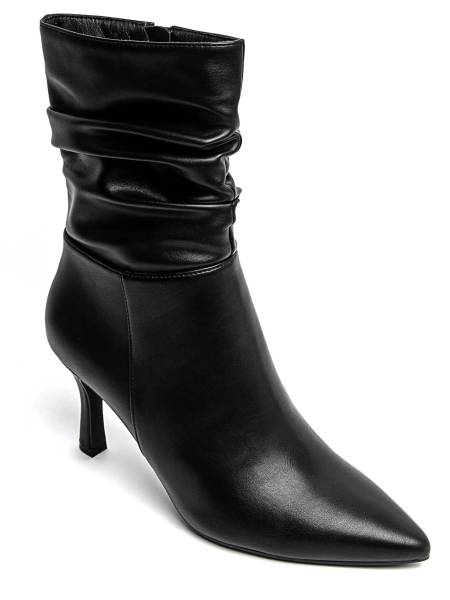 Heeled Ankle Boots - Black