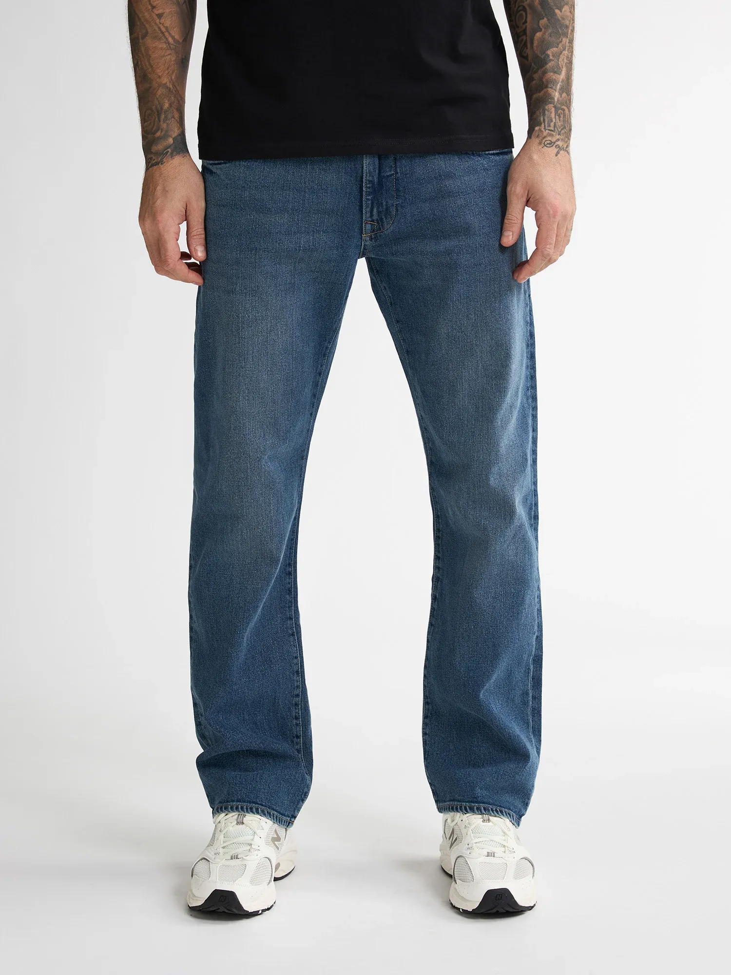 Petrol Lewis Loose Fit Jeans Reefview - Blue