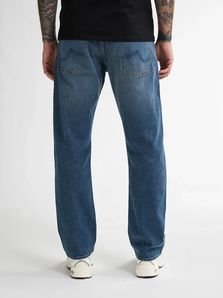 Petrol Lewis Loose Fit Jeans Reefview - Blue