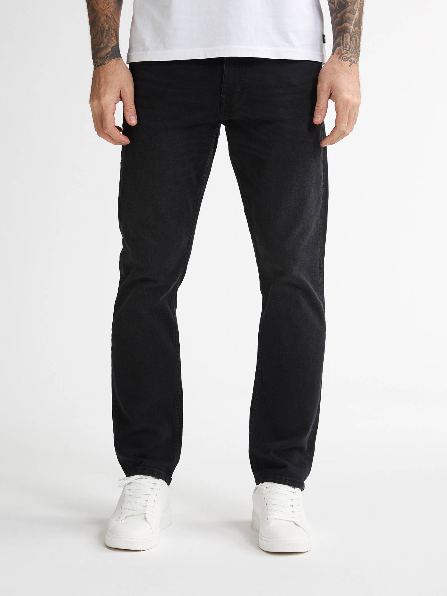 Petrol Starling Straight Fit Jeans - Black