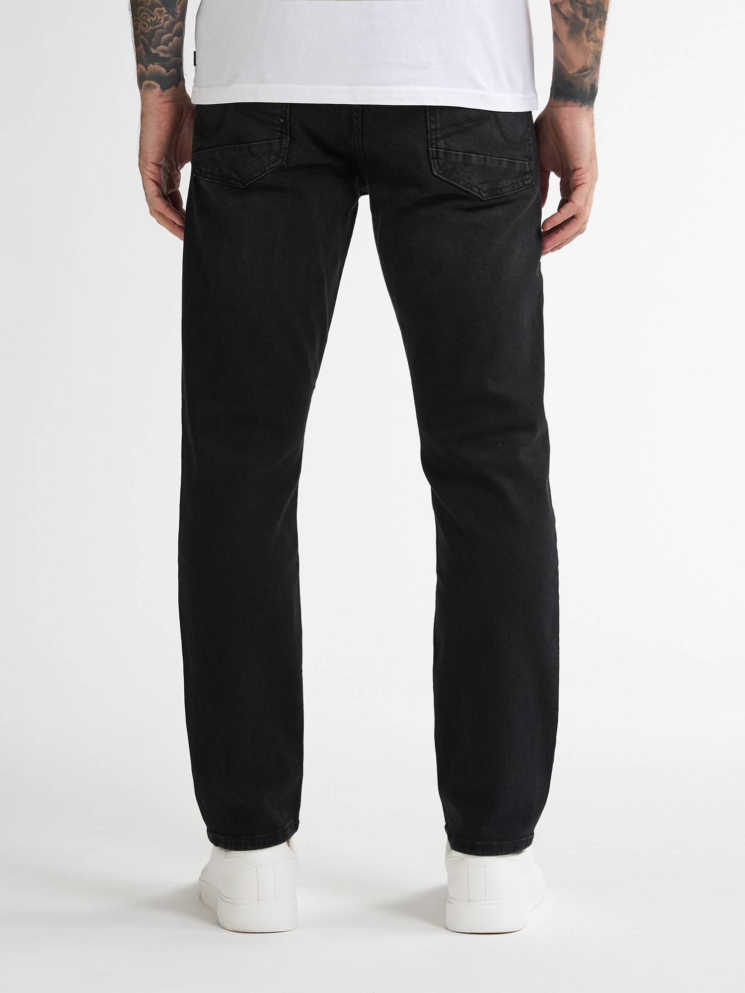 Petrol Starling Straight Fit Jeans - Black