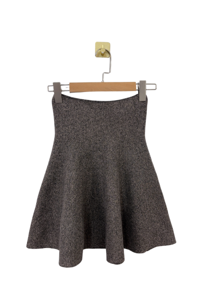 Wool Skirt - Brown