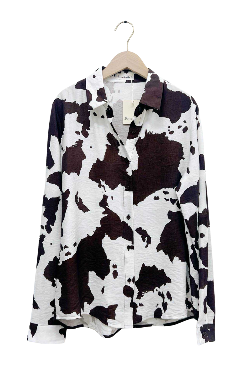 Printed Shirt - Brown