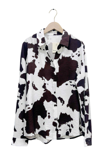 Printed Shirt - Brown