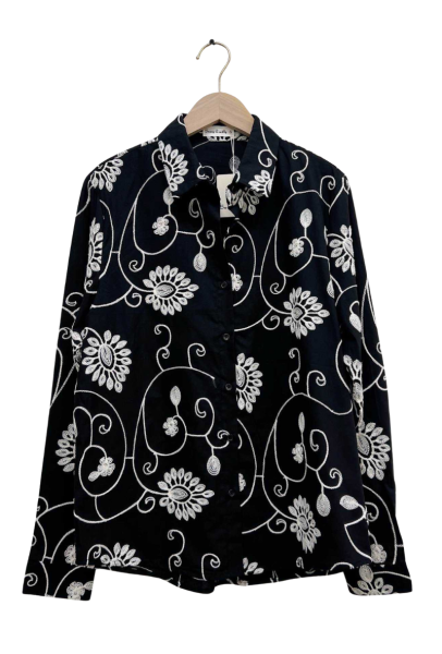 Embroidered Shirt - Black