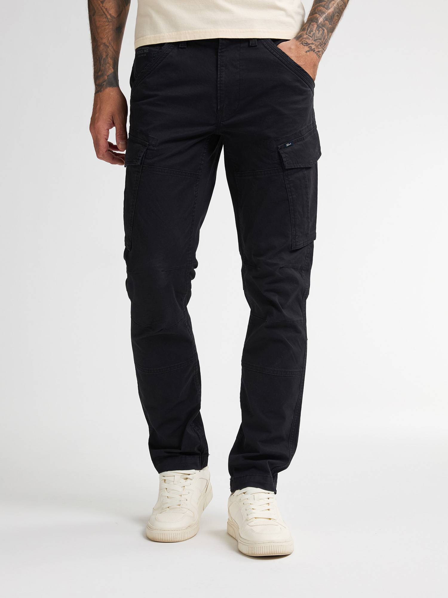 Petrol Cargo Trousers Shellfront - Black