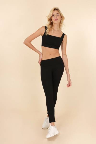 High Waist Leggings - Black