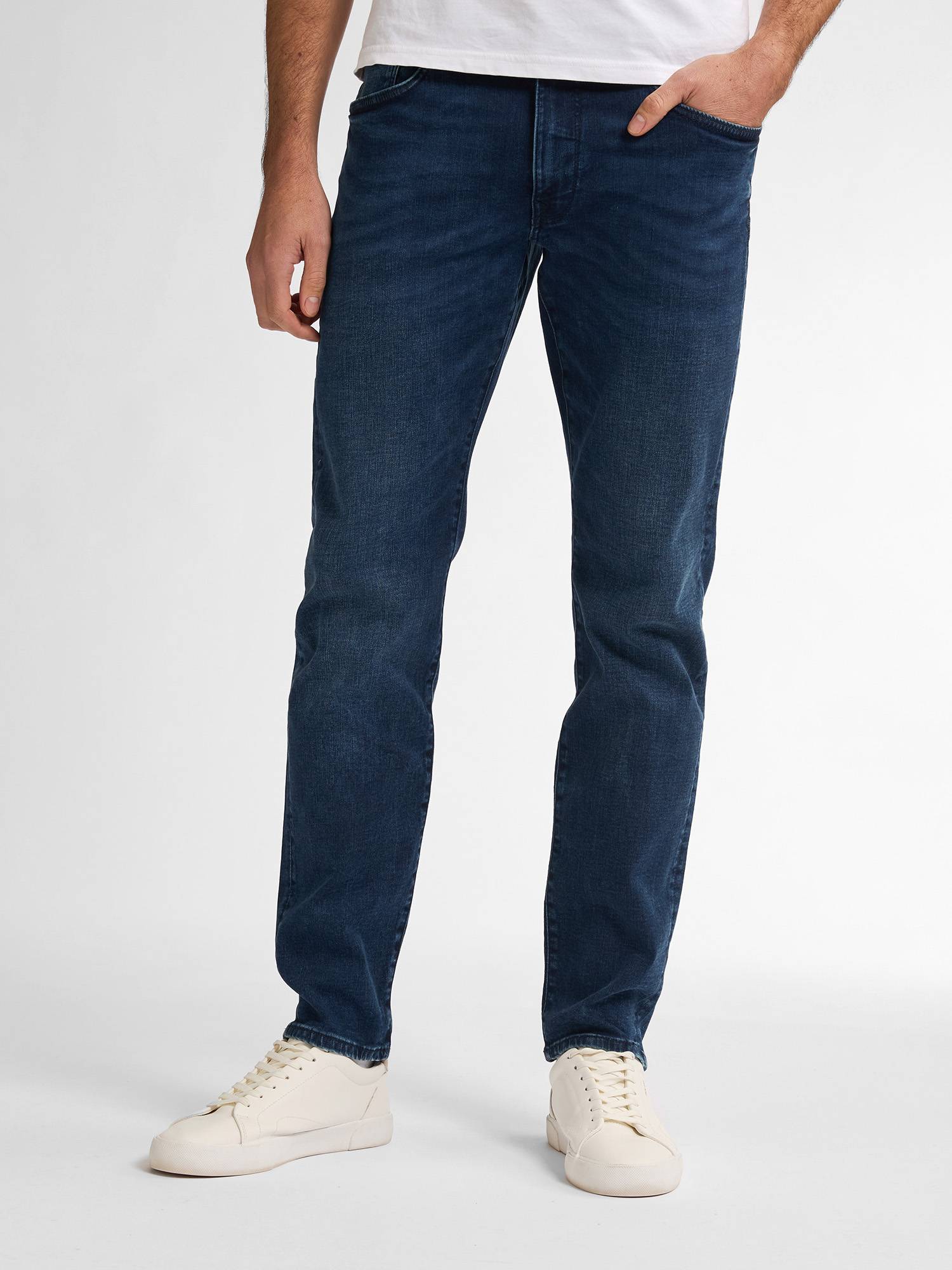 Petrol Seaham Slim Fit Jeans - Dark Blue