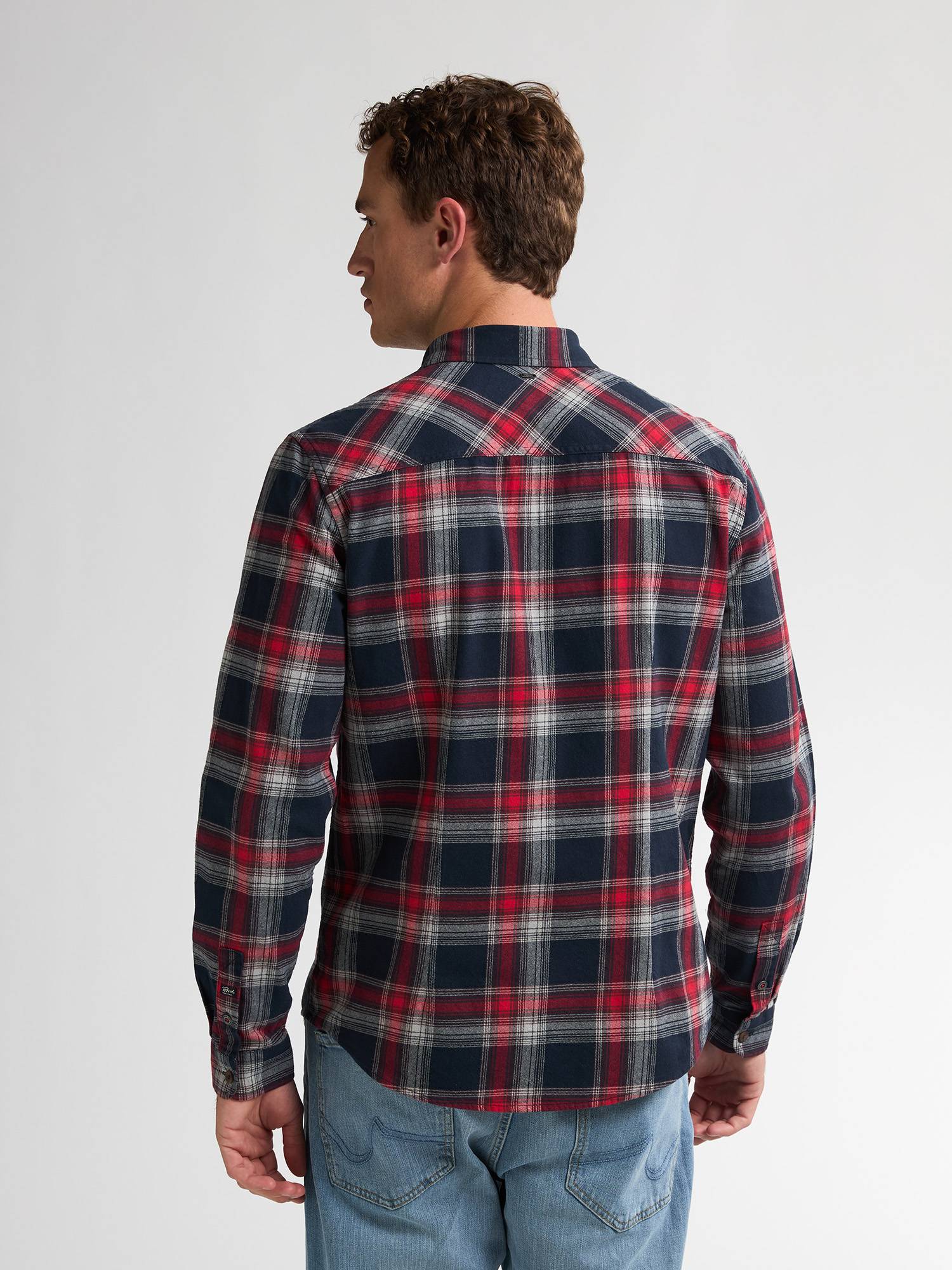 Petrol Checked Shirt Fox River - Red