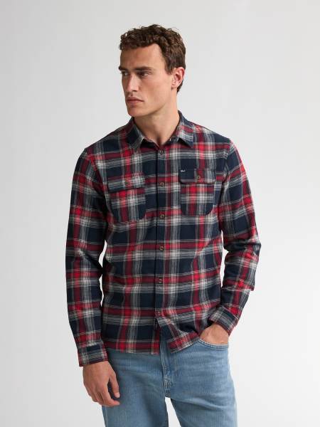 Petrol Checked Shirt Fox River - Red