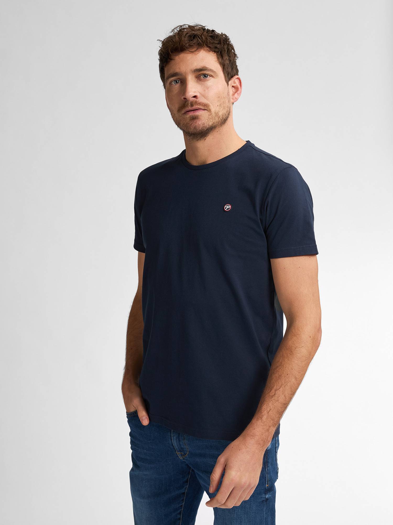 Petrol Logo T-shirt Windward - Blue