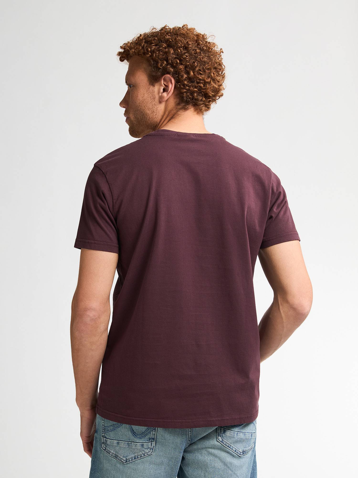 Petrol Logo T-shirt Windward - Bordeaux