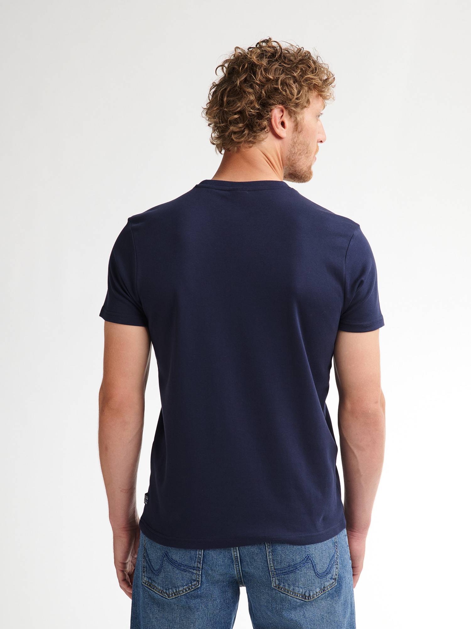 Petrol Logo T-shirt Pawnee - Blue