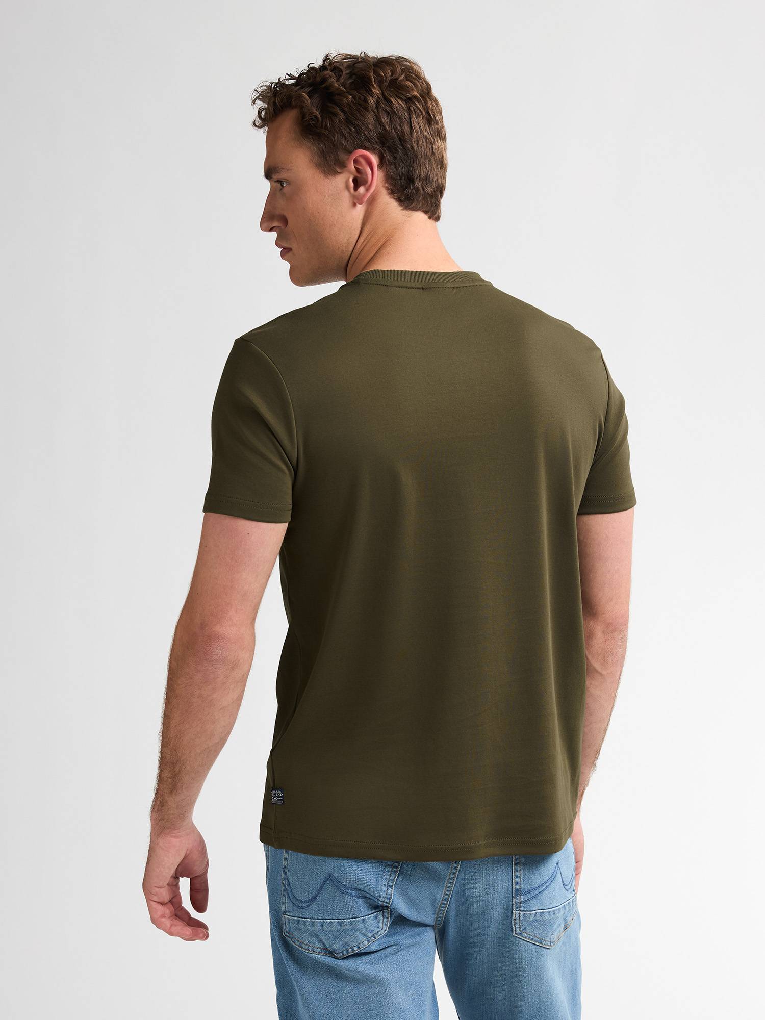 Petrol Logo T-shirt Pawnee - Khaki