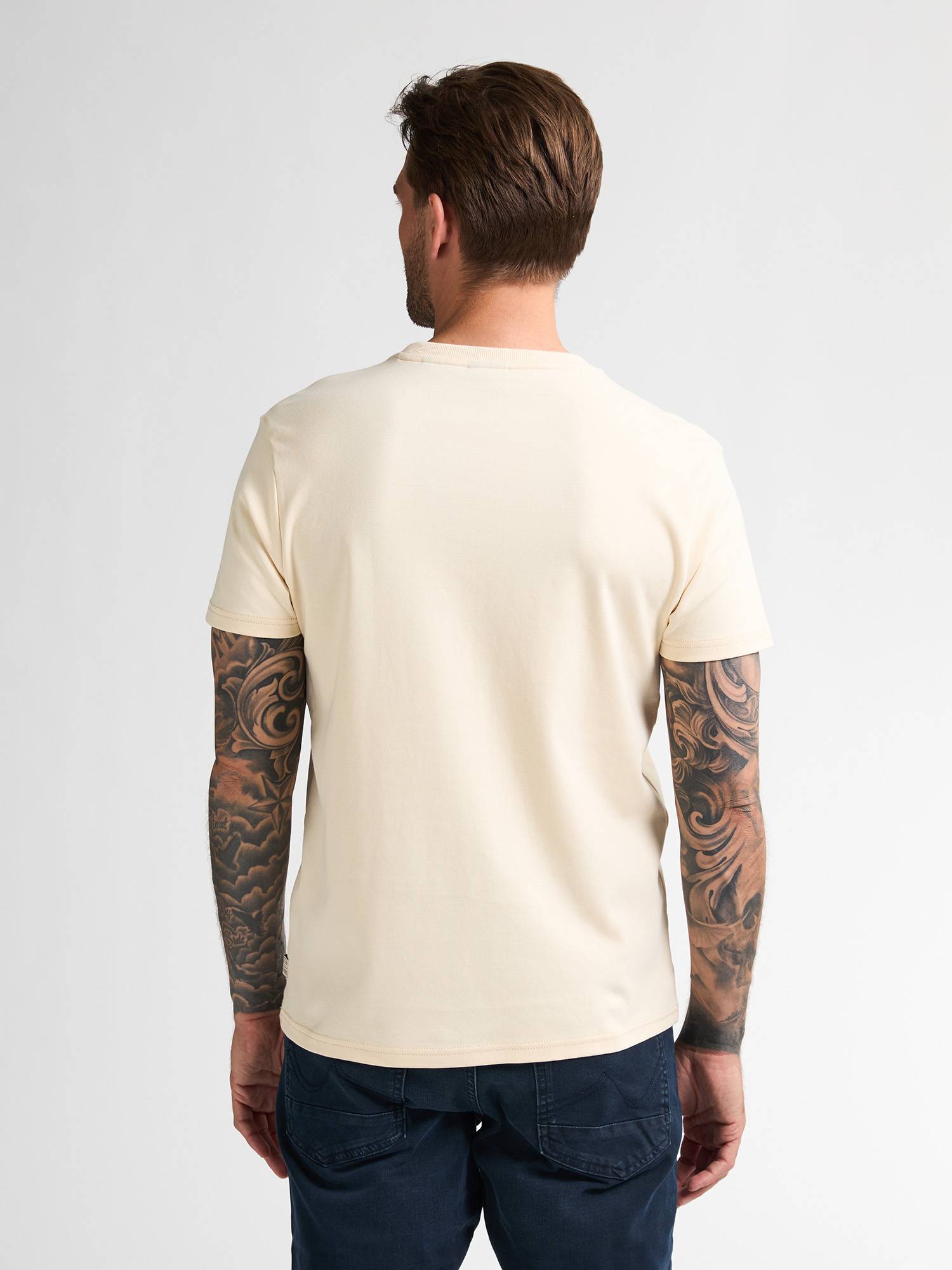 Petrol Logo T-shirt Pawnee - White