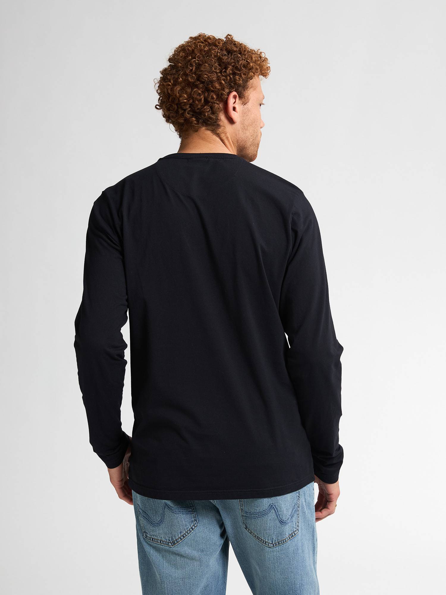 Petrol Graphic Long-Sleeve T-shirt Rapid City - Black