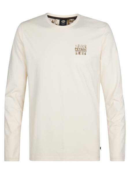 Petrol Graphic Long-Sleeve T-shirt Rapid City - White