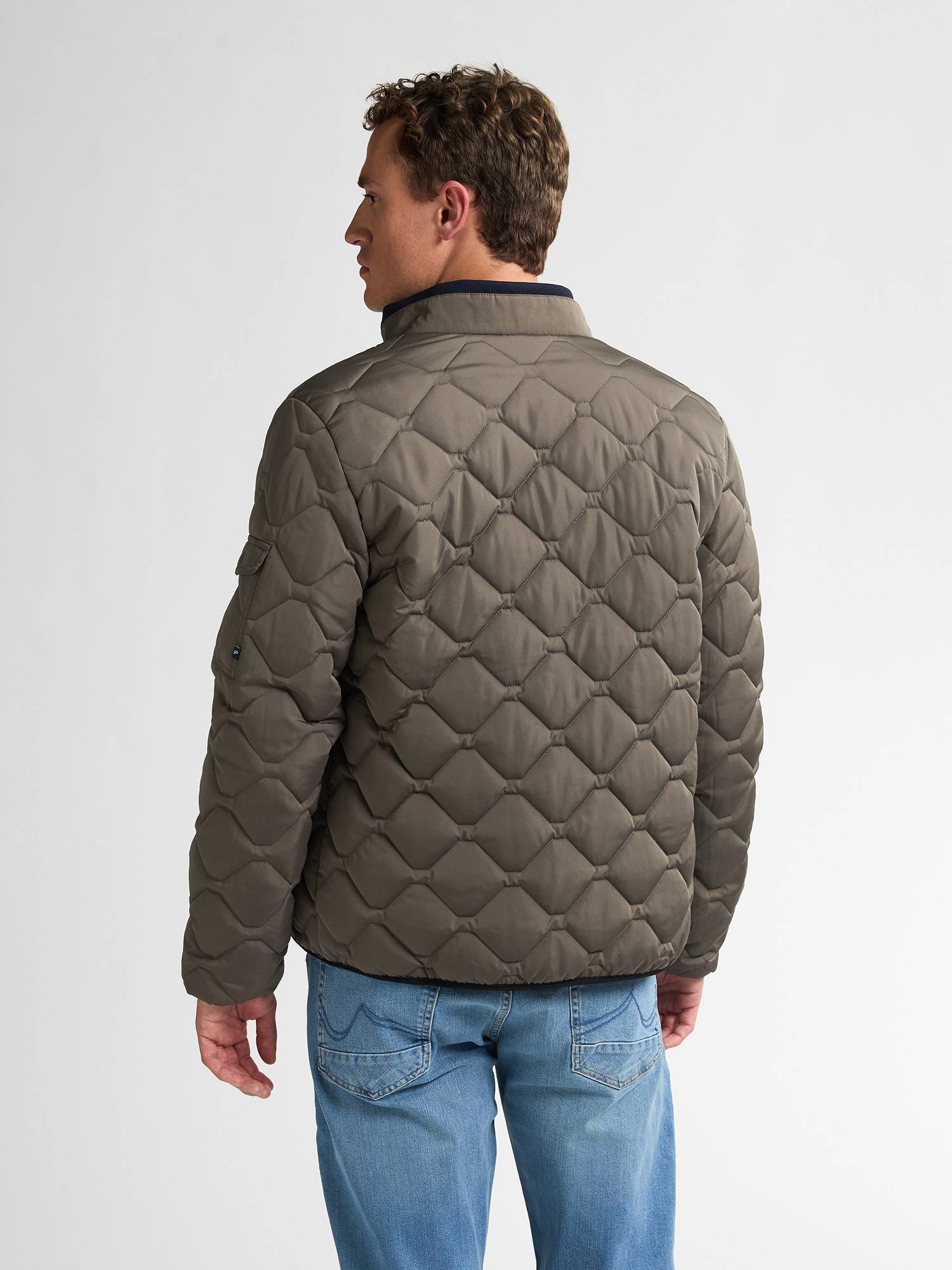 Petrol Lined Jacket Tacoma - Grey