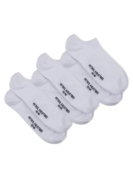 Petrol 3-pack Sneaker Socks Shorestone - White