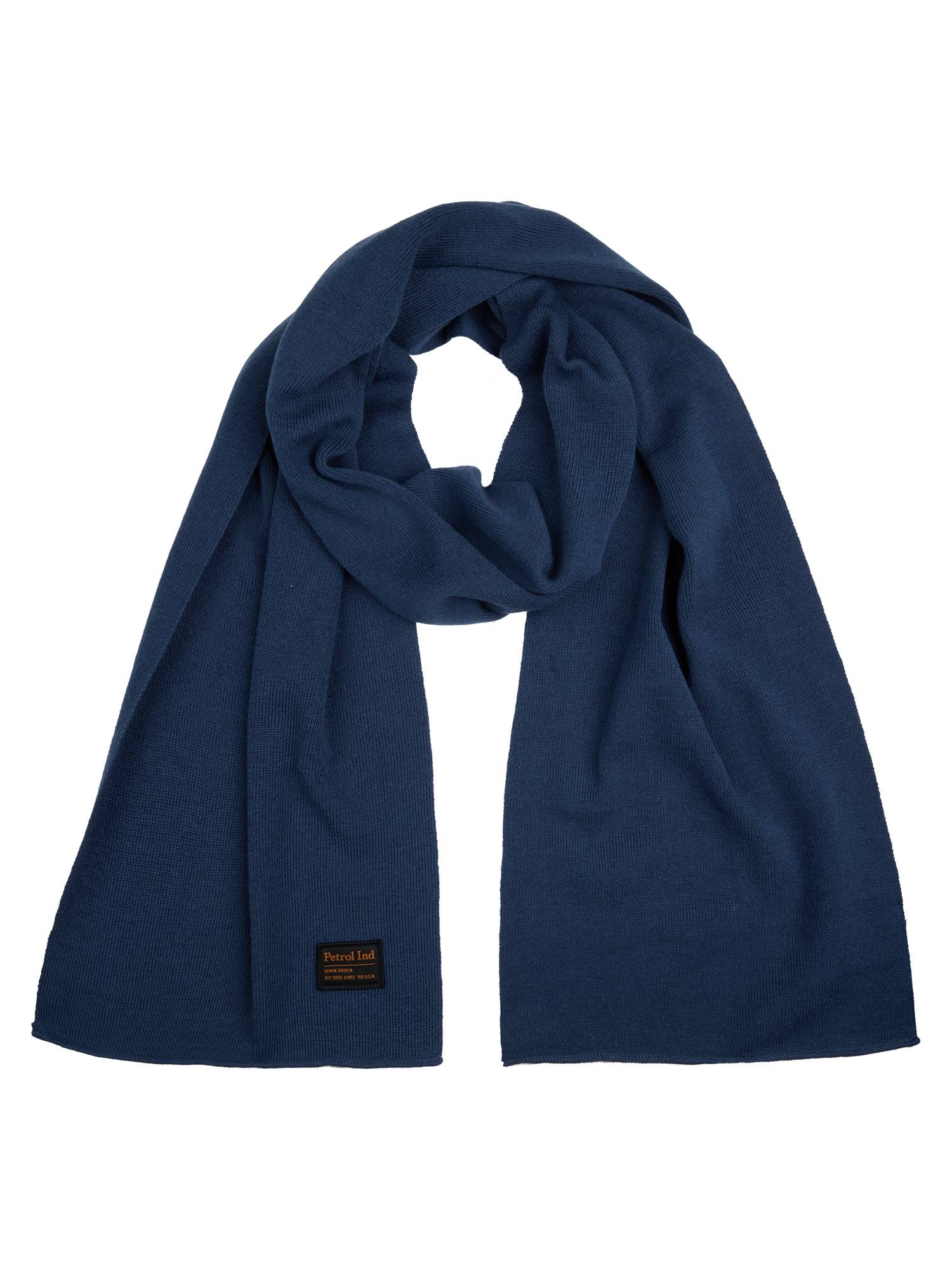 Petrol Solid Scarf Eau Claire - Petrol