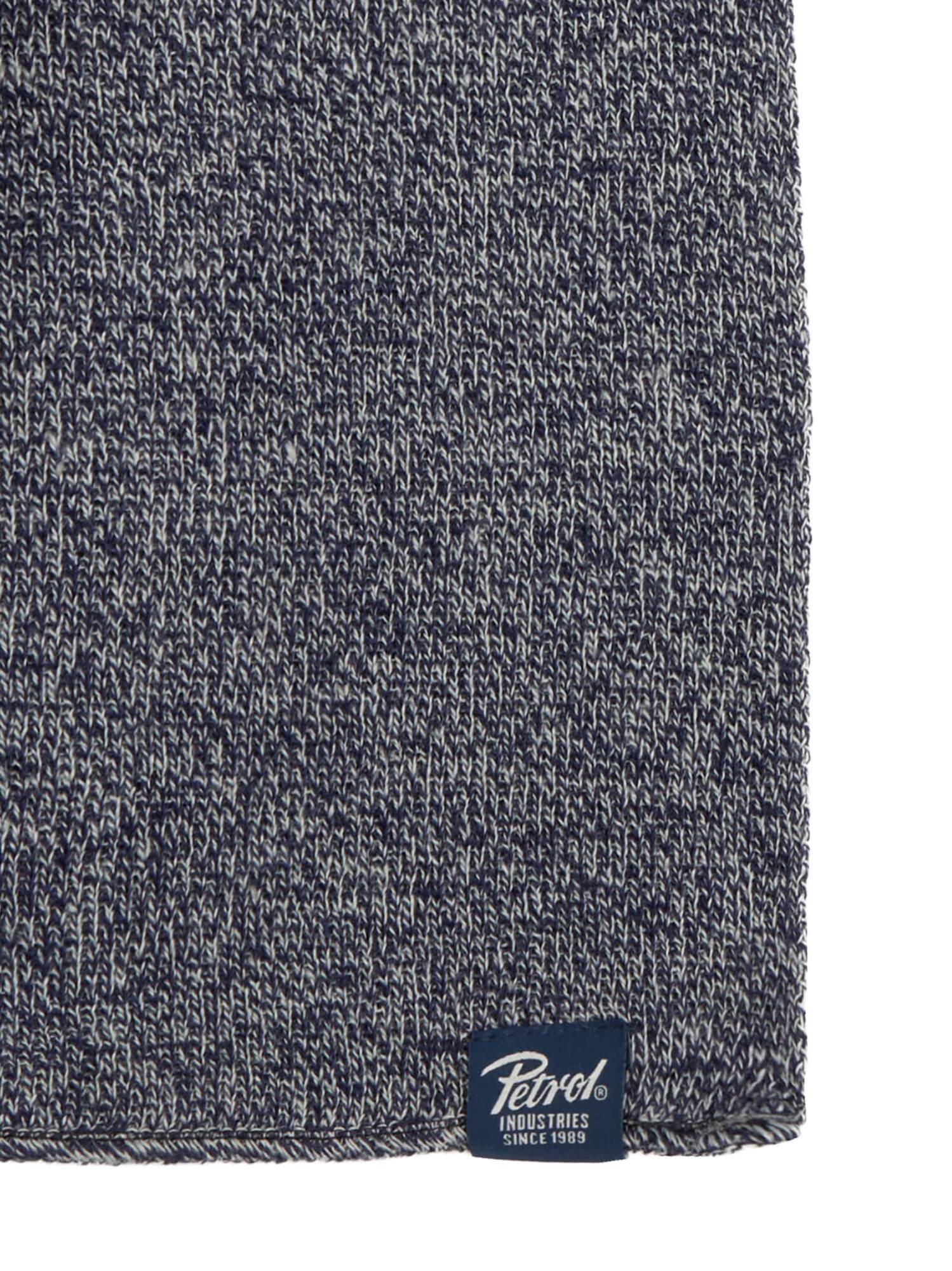 Petrol Textured Knit Scarf Chippewa Falls - Grey