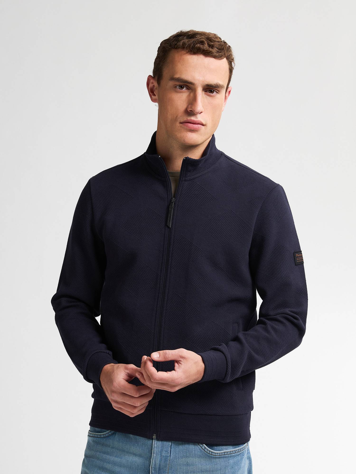 Petrol Comfortable Cardigan Bighorn - Blue