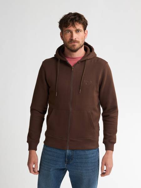 Petrol Sweater Hooded - Brown