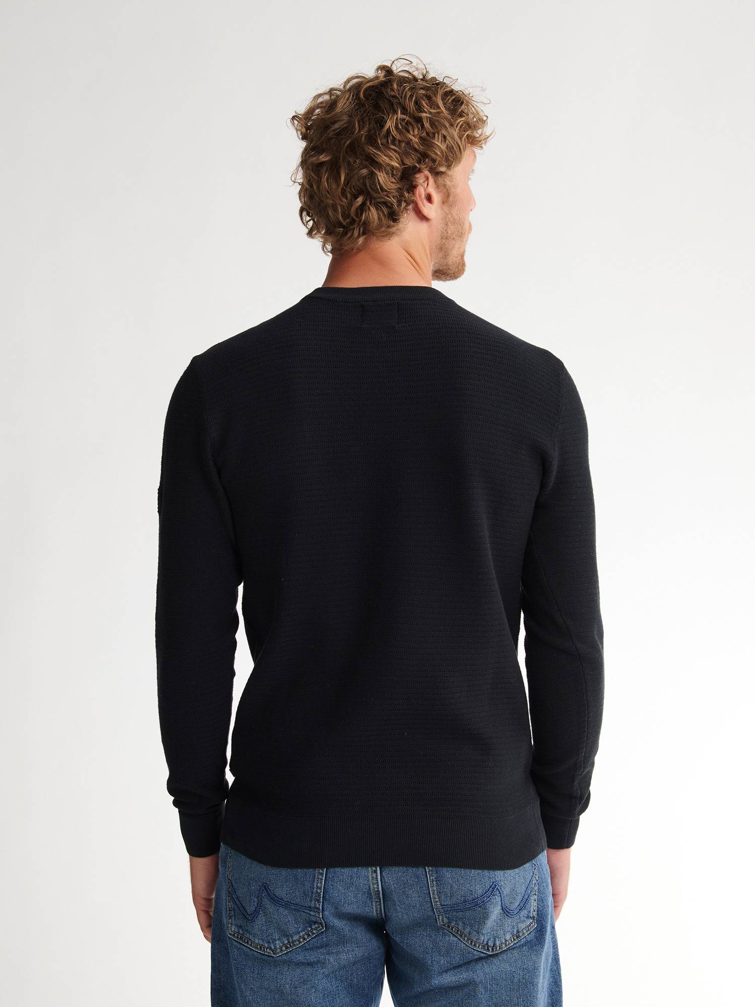 Petrol Casual Jumper Richmond - Black