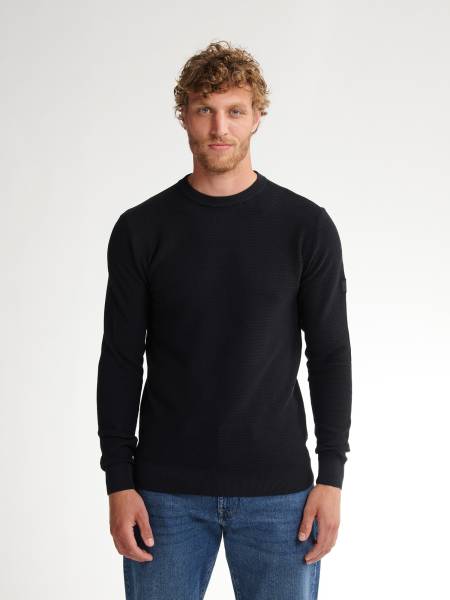 Petrol Casual Jumper Richmond - Black