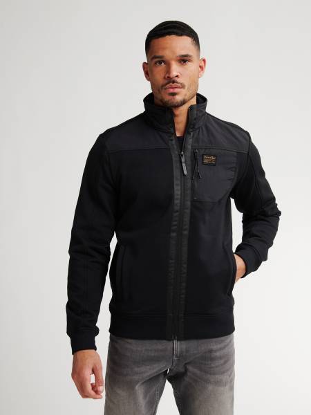 Petrol Sporty Sweat Jacket Platteville - Black