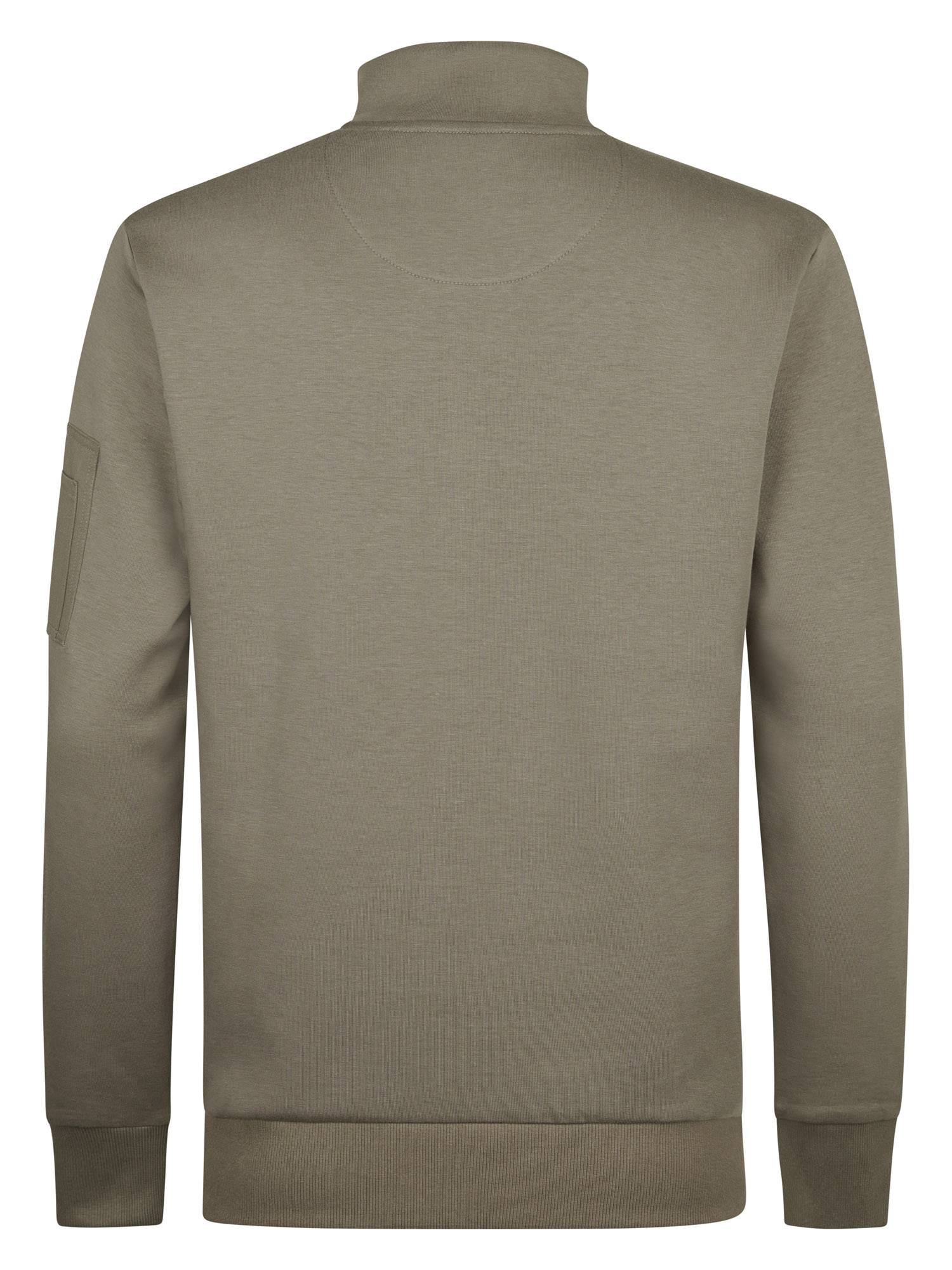 Petrol Half-Zip Sweater Prairie du Chien - Khaki