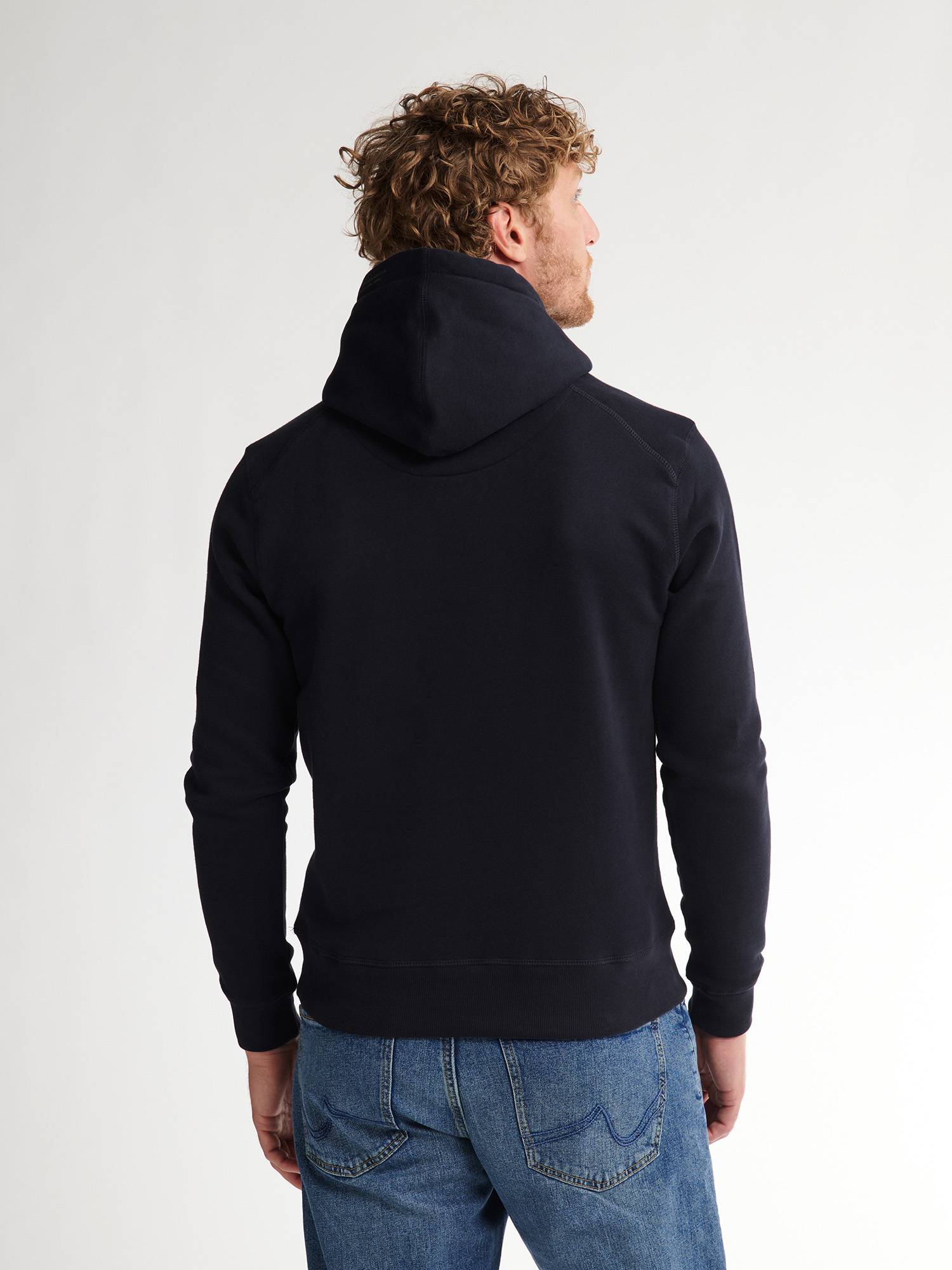 Petrol Sporty Logo Hoodie Traverse - Black