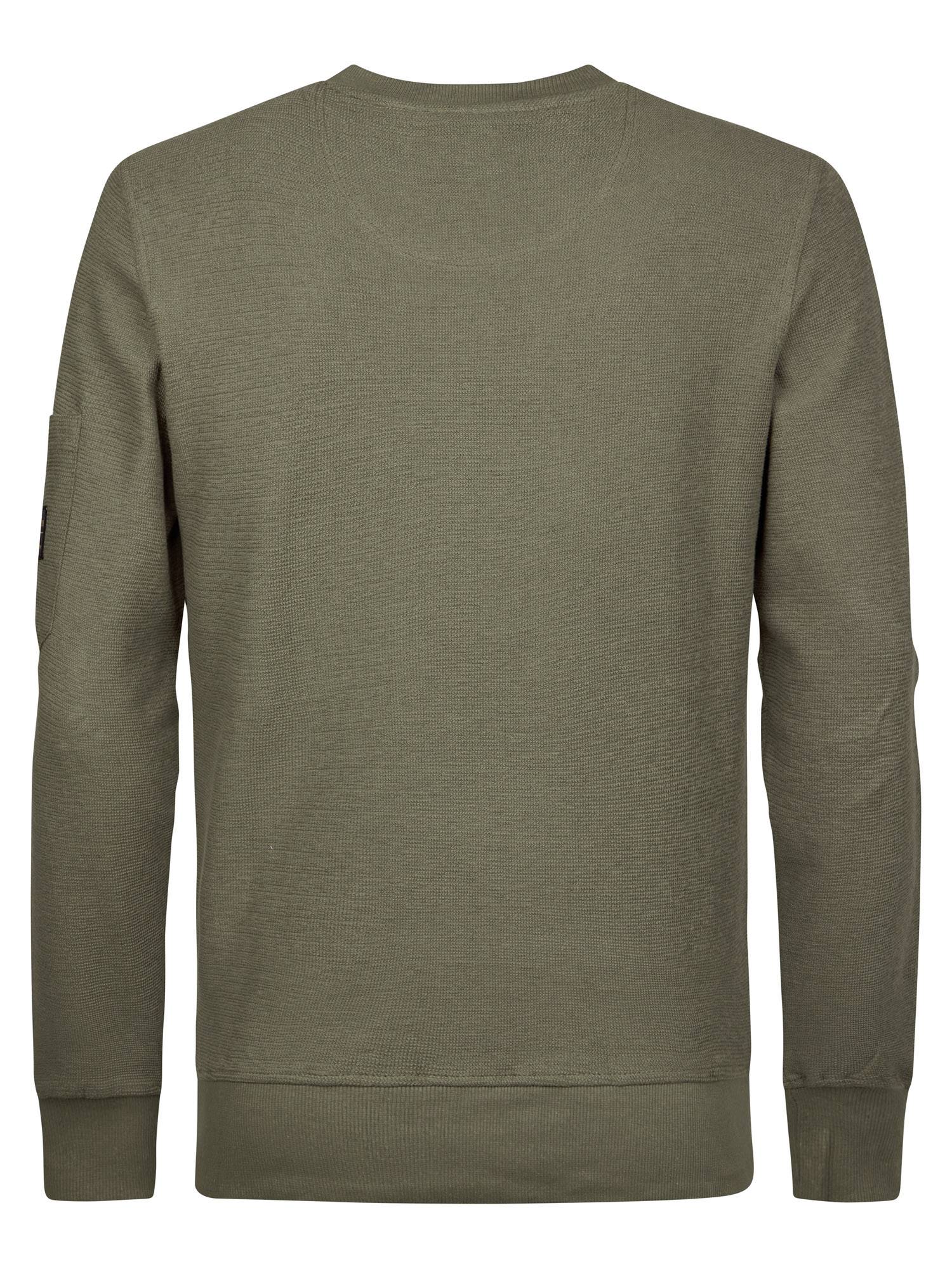 Petrol Round Neck Sweater - Khaki