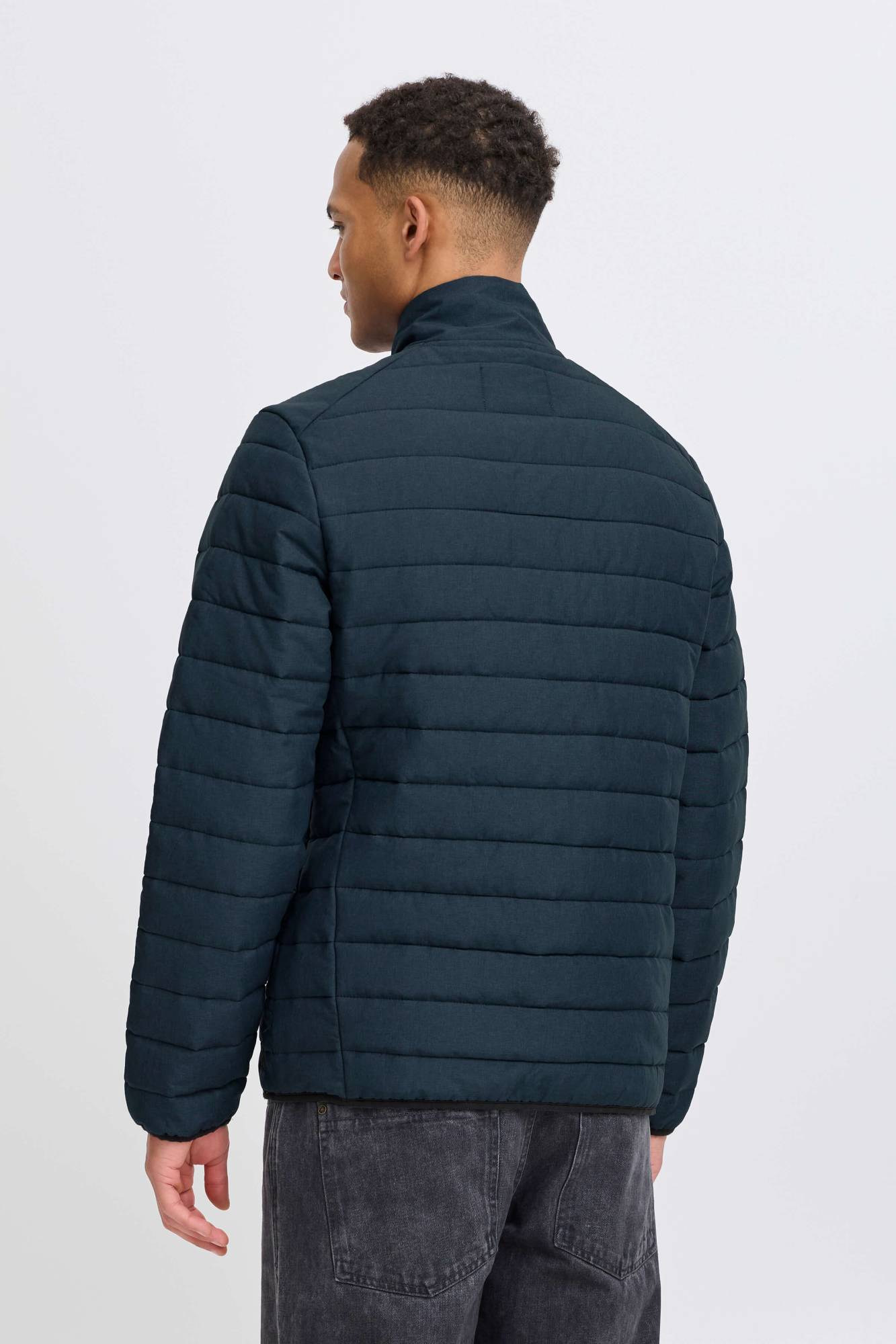 Blend BHEDMAR Puffer with Stand Collar - Blue
