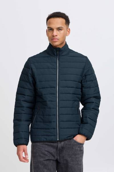 Blend BHEDMAR Puffer with Stand Collar - Blue