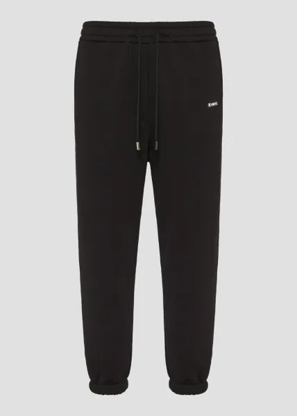 Vinyl Emblem Sweatpants - Black
