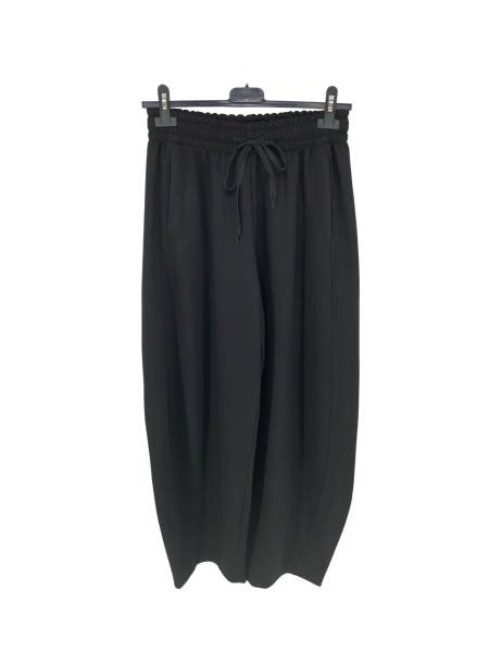 Balloon Wide Leg Pants - Black